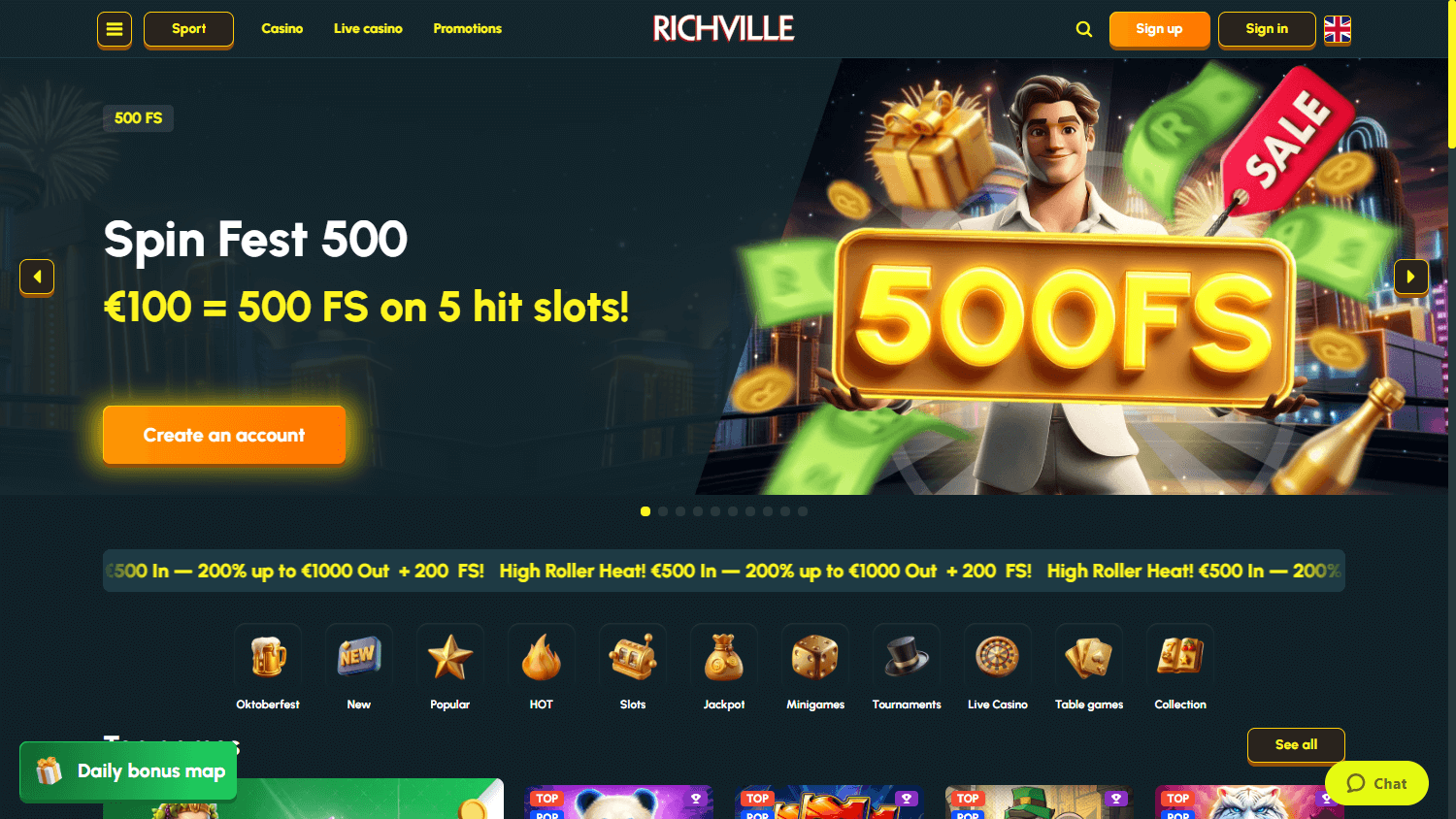 Richville Casino Desktop screenshot